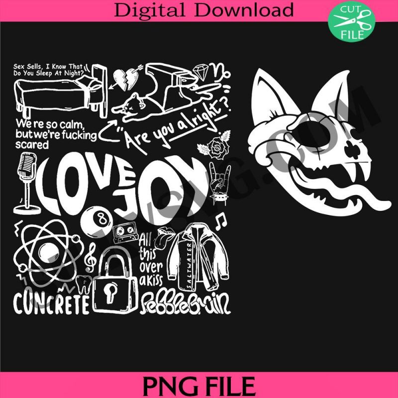 lovejoy-doodle-art-png-2-side-vintage-lovejoy-merch-lyric-album-png-lovejoy-tattoo-tour-png-music-tour-png-lovejoy-tour-png