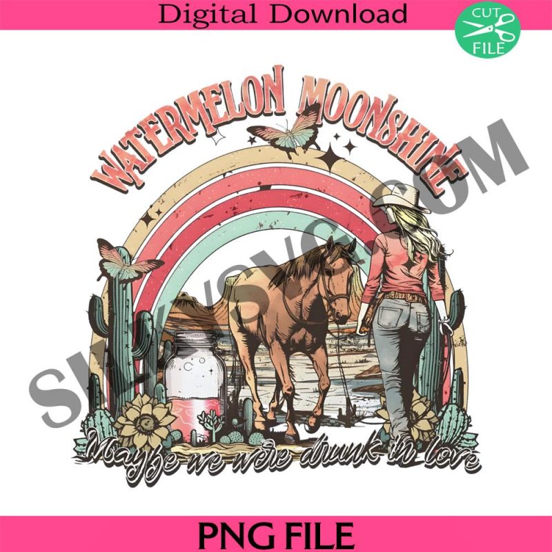 western-cowgirl-png-watermelon-moonshine-png-western-sublimation-western-shirt-design-cowgirl-horse-png-western-des