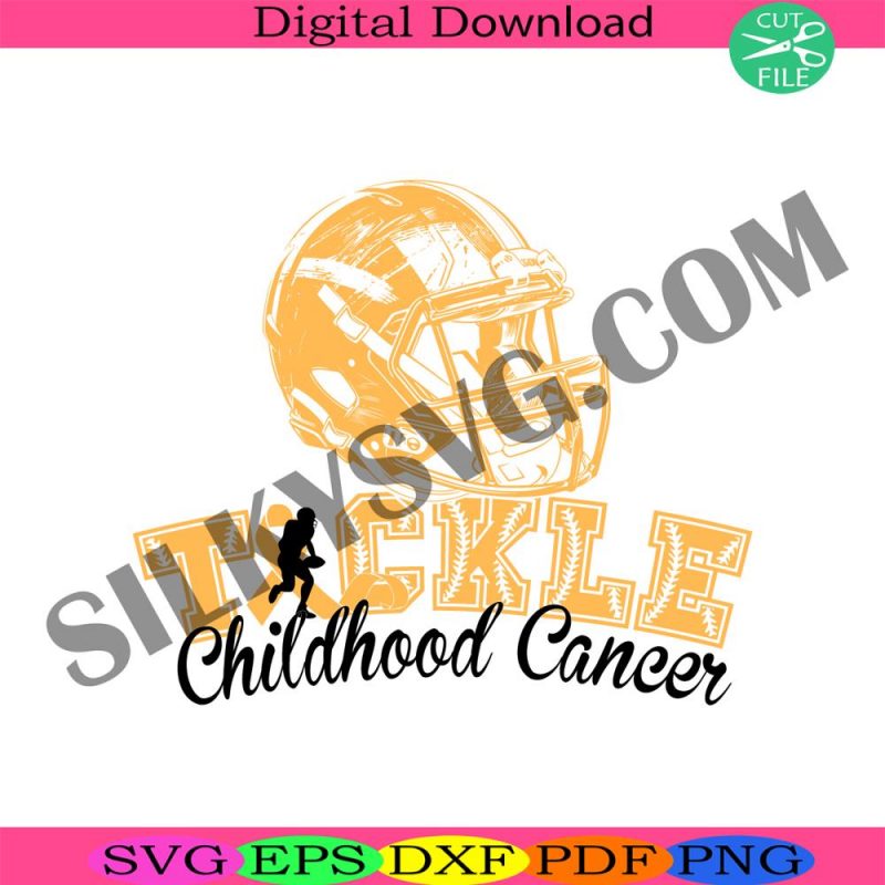 tackle-childhood-cancer-svg-tackle-cancer-svg-childhood-cancer-svg-cancer-awareness-svg-football-cancer-svg