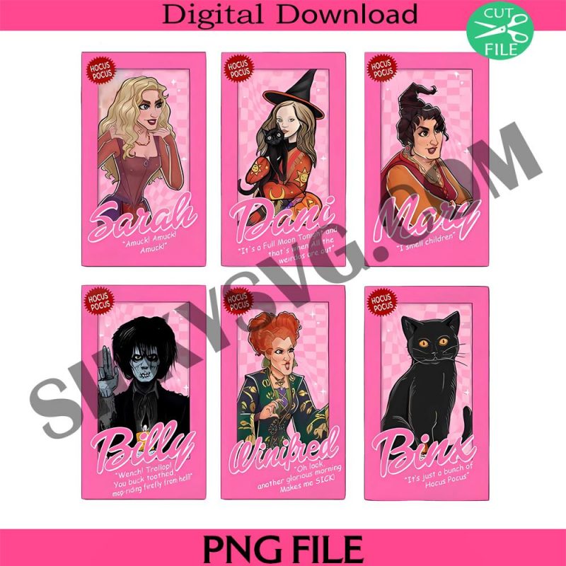 bundle-pink-doll-png-trick-or-treat-png-halloween-png-witches-sisters-halloween-sisters-halloween-witch-pngwitch-s