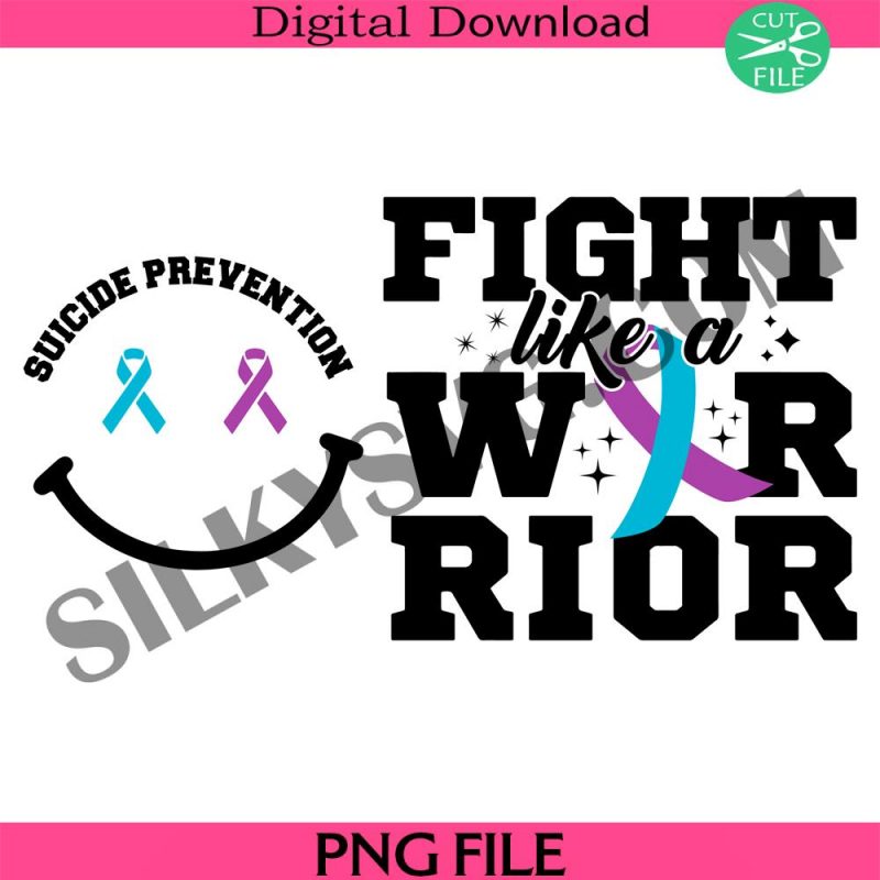 fight-like-a-warrior-svg-suicide-prevention-svg-suicide-ribbon-svg-support-squad-svg-suicide-awareness-svg-fight-svg