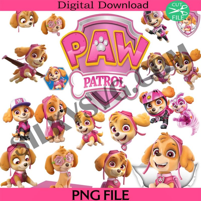 skye-paw-patrol-png-bundle-paw-patrol-vector-png-dog-cartoon-png-digital-download-png