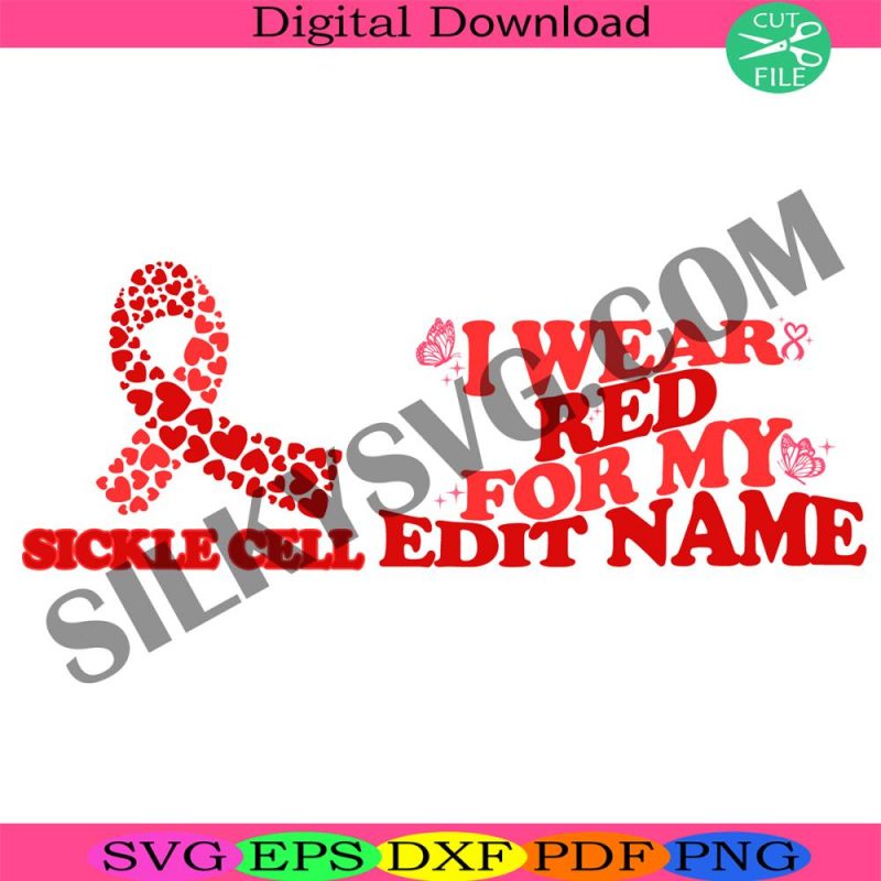 two-sides-sickle-cell-awareness-svg-i-wear-red-for-my-svg-cancer-awareness-svg-sickle-cell-awareness-svg-cancer-ribbon-svg