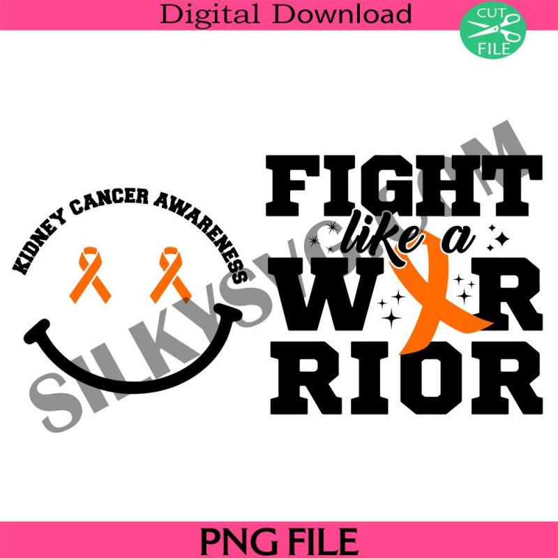 fight-like-a-warrior-svg-kidney-cancer-svg-cancer-awareness-svg-cancer-ribbon-svg-support-squad-svg-fight-cancer-svg