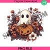 ghost-with-pumpkin-png-pumpkins-leaves-watercolor-sublimation-retro-halloween-png-vintage-halloween-png-ghoul-halloween-png