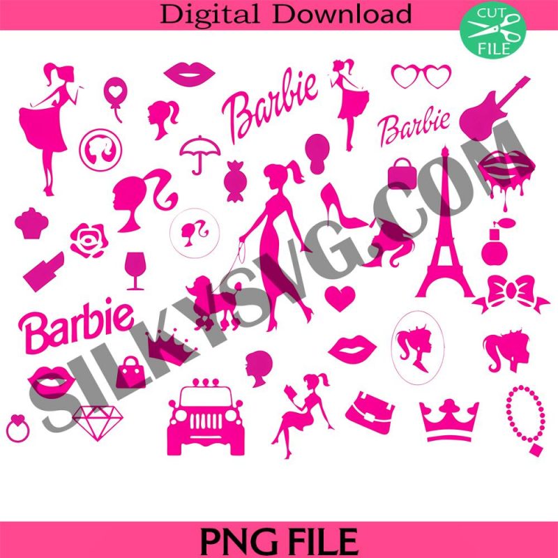 barbi-icons-bundle-logo-babe-doll-girly-princesse-svg-silhouette