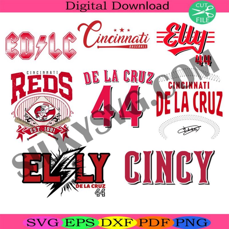 cincinnati-de-la-cruz-svg-cincinnati-svg-baseball-svg