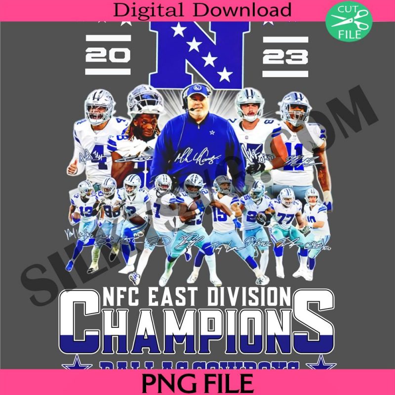 dallas-cowboys-players-png-nfc-east-division-champions-signatures-png-football-png-dallas-caowboys-graphic-png