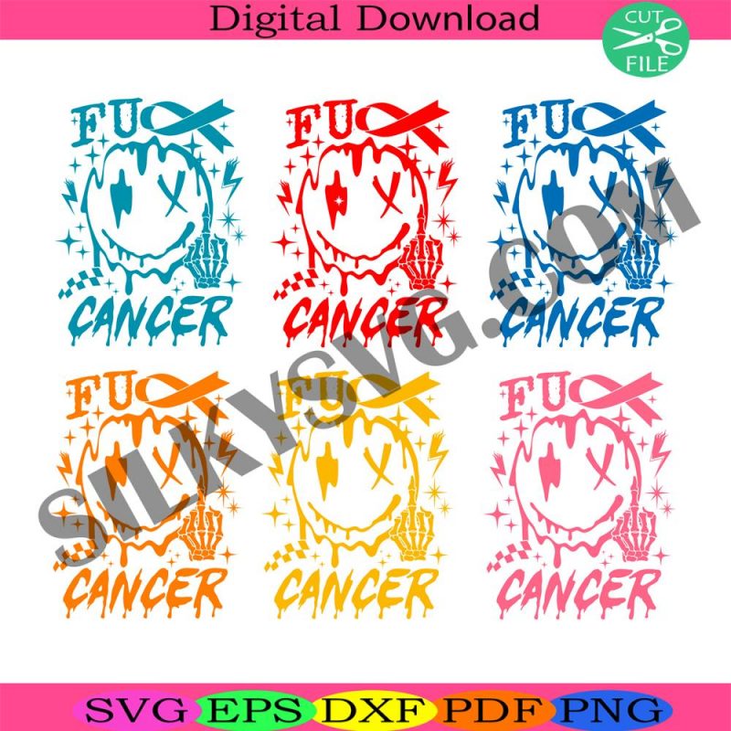 bundle-smiley-cancer-svg-fck-cancer-svg-spooky-vibes-svg-halloween-cancer-svg-cancer-awareness-svg