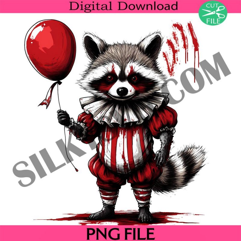 clown-png-raccoon-png-raccoon-clown-png-halloween-cosplay-png-scare-png-spooky-season-png-halloween-png-horror-png