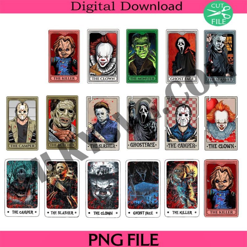 bundle-halloween-tarot-card-horror-tarot-card-tarot-card-png-horror-character-tarot-card-halloween-friends-scream-p