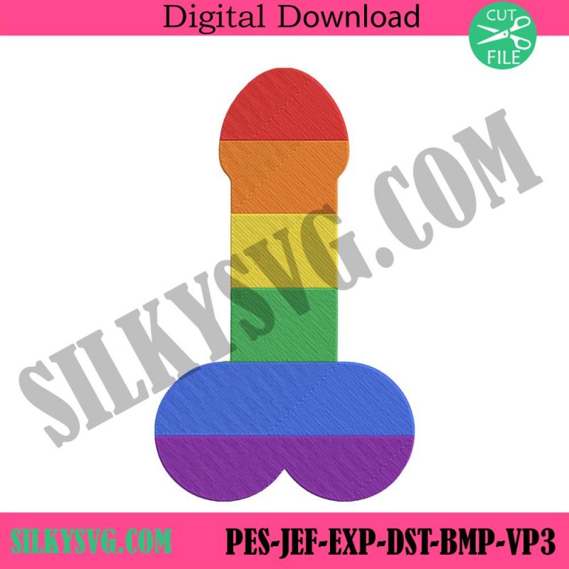 penis-rainbow-flag-embroidery-design-file-penis-embroidery-design-file