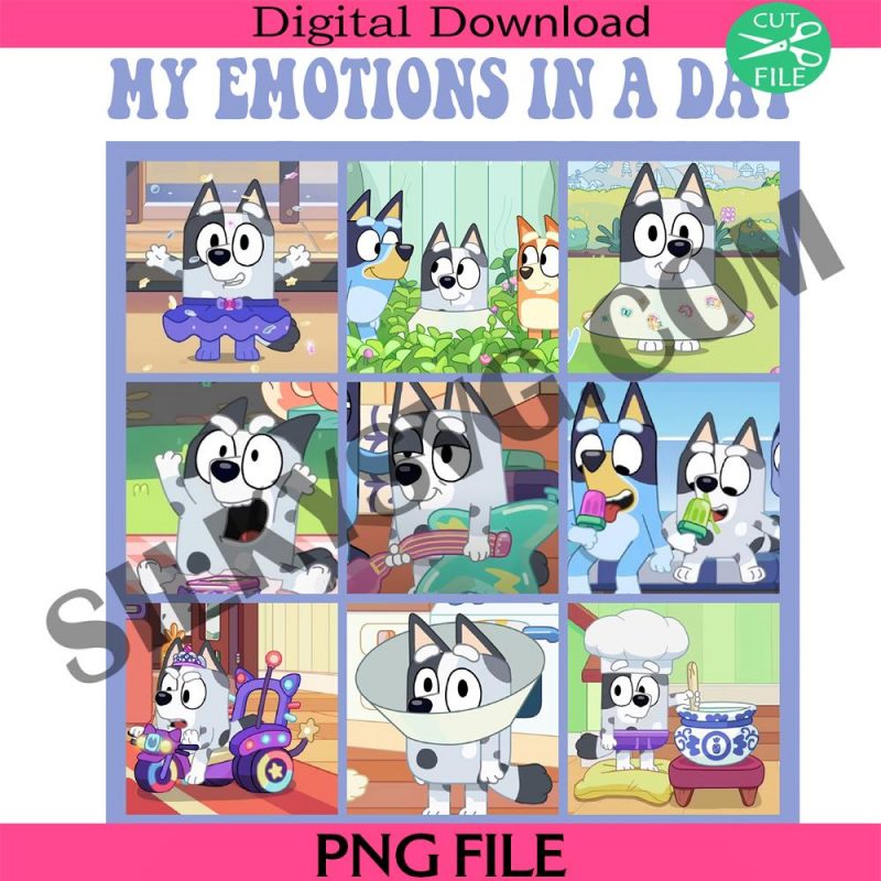 my-emotions-in-a-day-png-muffin-bluedog-png-bluedog-family-instant-download