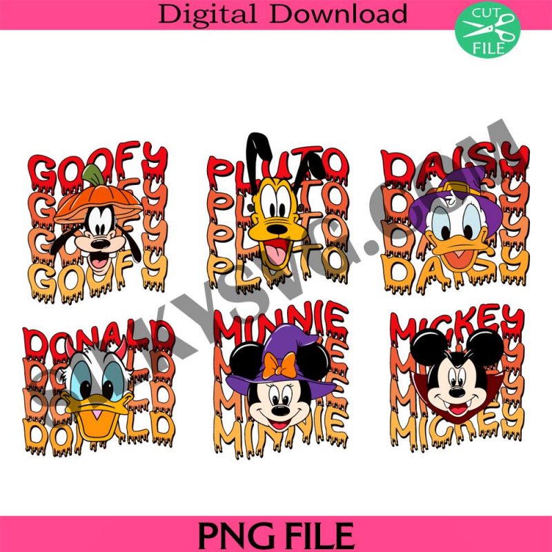 bundle-halloween-mouse-and-friends-spooky-vibes-svg-file