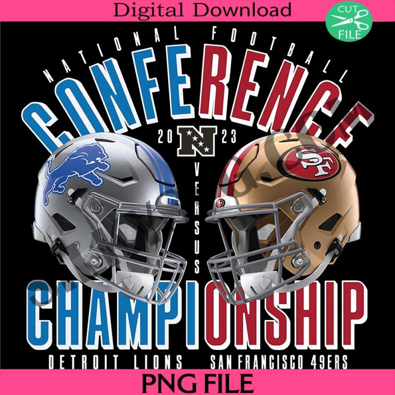 san-francisco-49ers-vs-detroit-lions-2023-nfc-championship-png