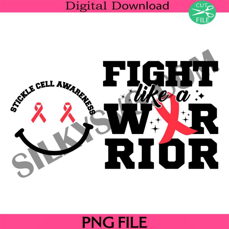 fight-like-a-warrior-svg-sickle-cell-awareness-svg-fight-cancer-svg-cancer-awareness-svg-support-squad-svg-cancer-ribbon-svg