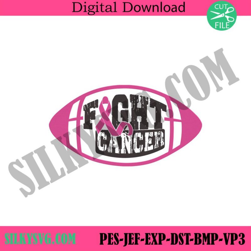 fight-cancer-machine-embroidery-instant-download-football-cancer-embroidery-digital-download-file-breast-cancer-embroidery-design-file