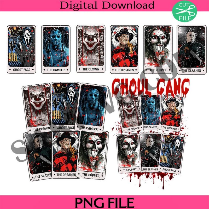 bundle-halloween-tarot-card-character-png-ghoul-gang-horror-movie-png-ghostface-the-camper