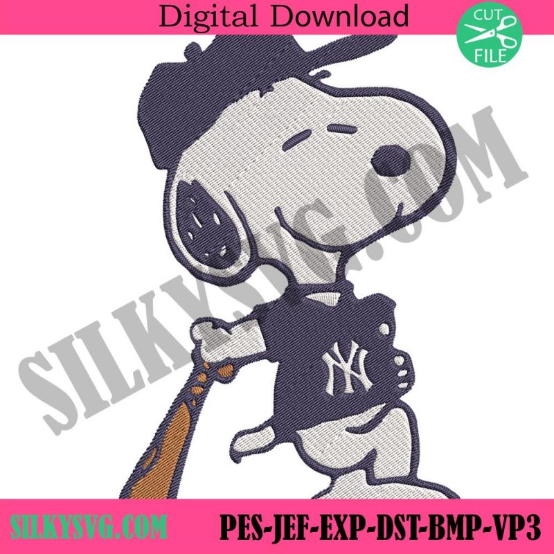 snoopy-new-york-yankees-embroidery-designs-snoopy-baseball-team-embroidery-files