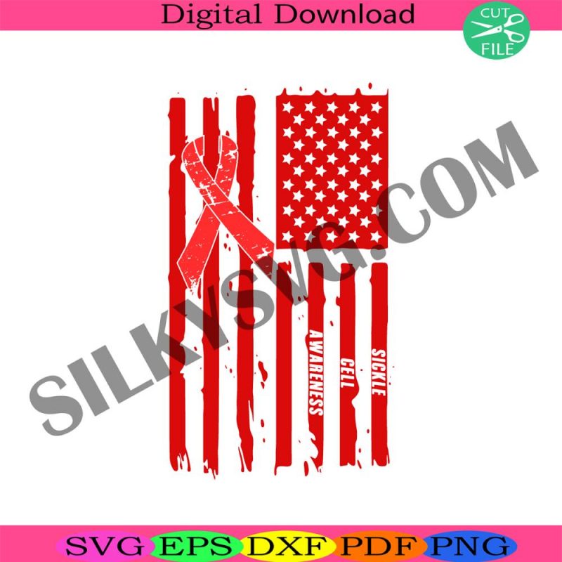 sickle-cell-awareness-svg-healthcare-svg-american-flag-svg-flag-cancer-svg-cancer-awareness-svg-health-awareness-svg