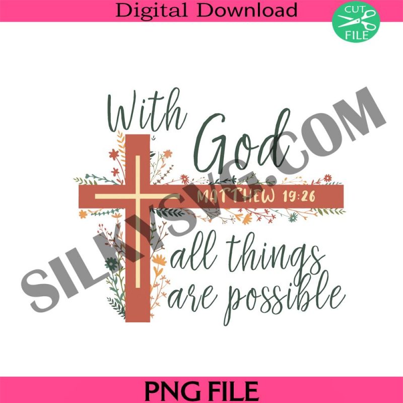 with-god-all-things-are-possible-png-cross-png