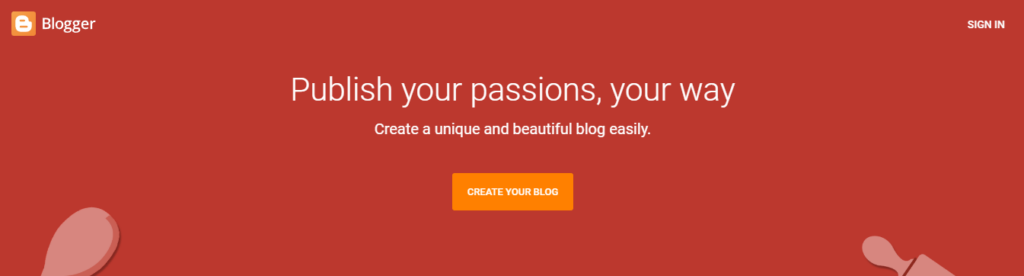 cara login di blogger dengan mengakses blogger.com