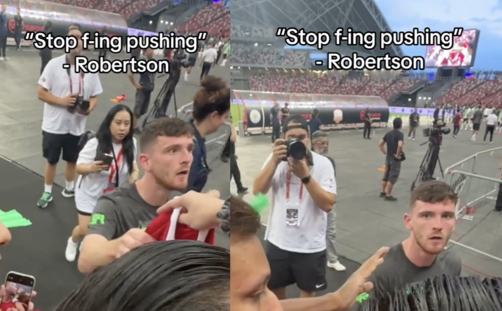 liverpool’s-andrew-robertson-told-sg-fans-to-‘stop-f***ing-pushing’-during-july-30-meet-&-greet