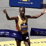 Sisay Lemma of Ethiopia wins his first Boston Marathon title
