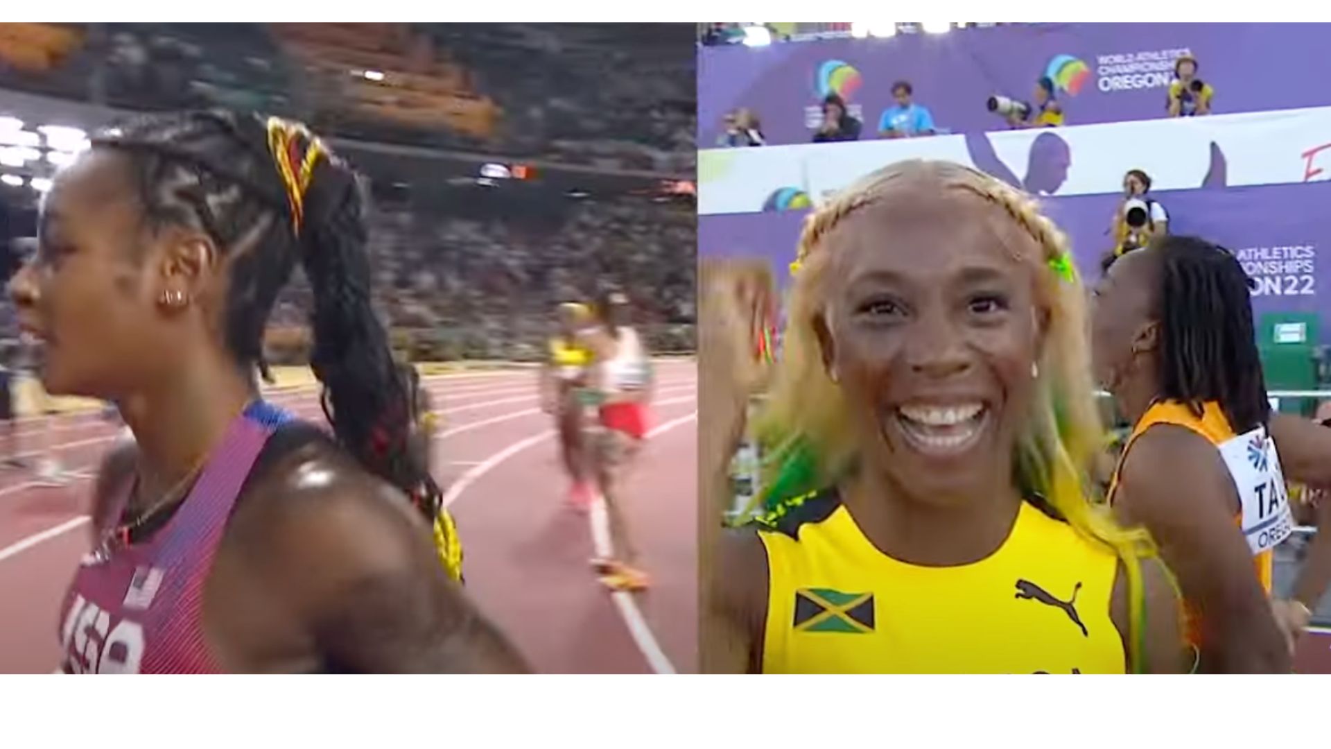 Sha'Carri Richardson and Shelly-Ann Fraser-Pryce