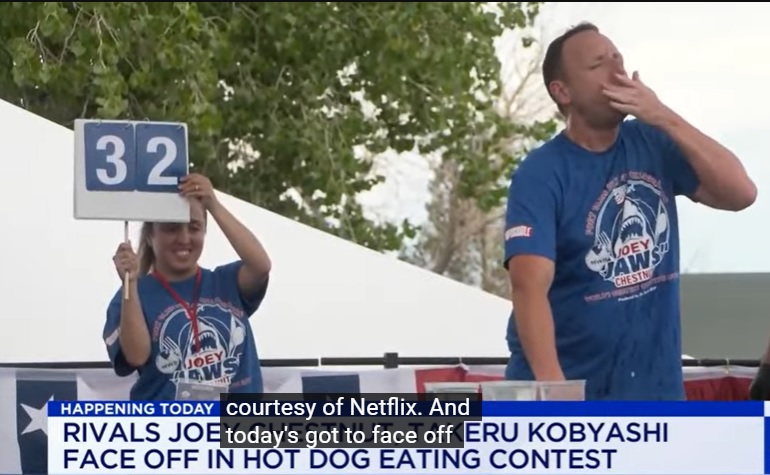 Joey Chestnut, the eating champion