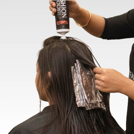 Haircut + Colour  – service offered by Business in Chennai