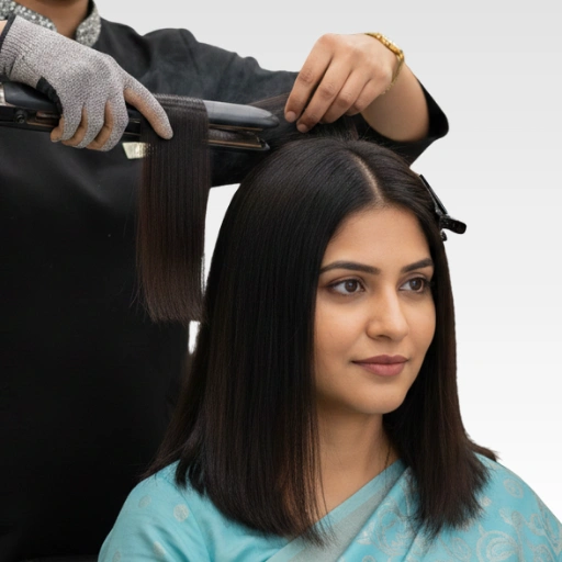 Service for HAIR STRAIGHTENING at SHAI BEAUTY PARLOUR