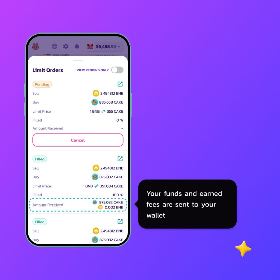 Step-by-Step Guide: Fee-Earning Limit Orders on PancakeSwap | PancakeSwap