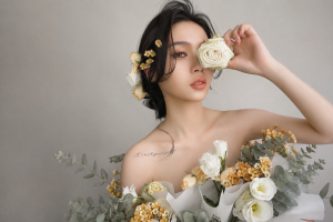甜美新娘花束造型-台中推薦新秘