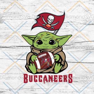 Baby Yoda Star Wars, Tampa Bay Buccaneers Svg, NFL Svg, Football Svg,