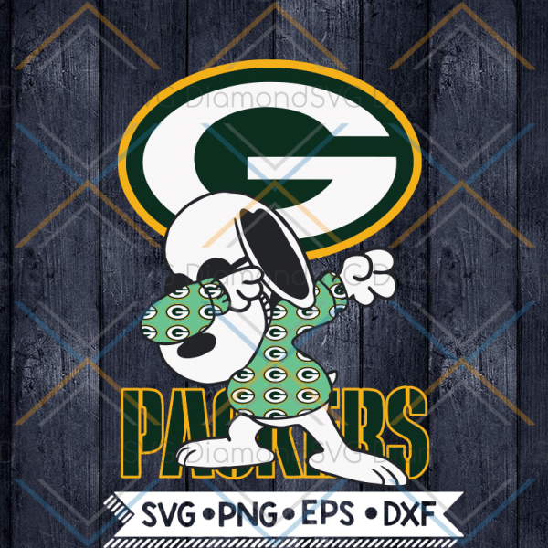 Green Bay Packers Snoopy Dabbing Svg, NFL Svg, Football Svg, Cricut File, Svg