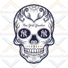 MLB New York Yankees Skull Svg, New York Yankees Digital Download
