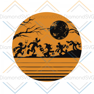 Awesome Disney Mickey Mouse and Friends Halloween, Halloween Svg, Cricut File Svg, Disney Halloween Svg