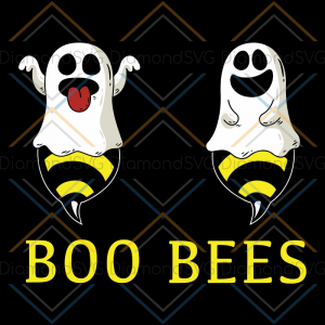 Boo Bees ghost Funny Couples Halloween svg, Halloween Svg, Happy