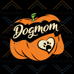 Dog Mom Svg, Pumpkin Svg, Cricut File, Clipart, Halloween Svg, Animal Svg, Cuties Svg