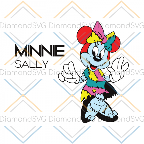 Minnie Mouse Svg, Sally Svg, Disney Svg, The Nightmare Before Christmas Svg, Halloween Svg, Clipart
