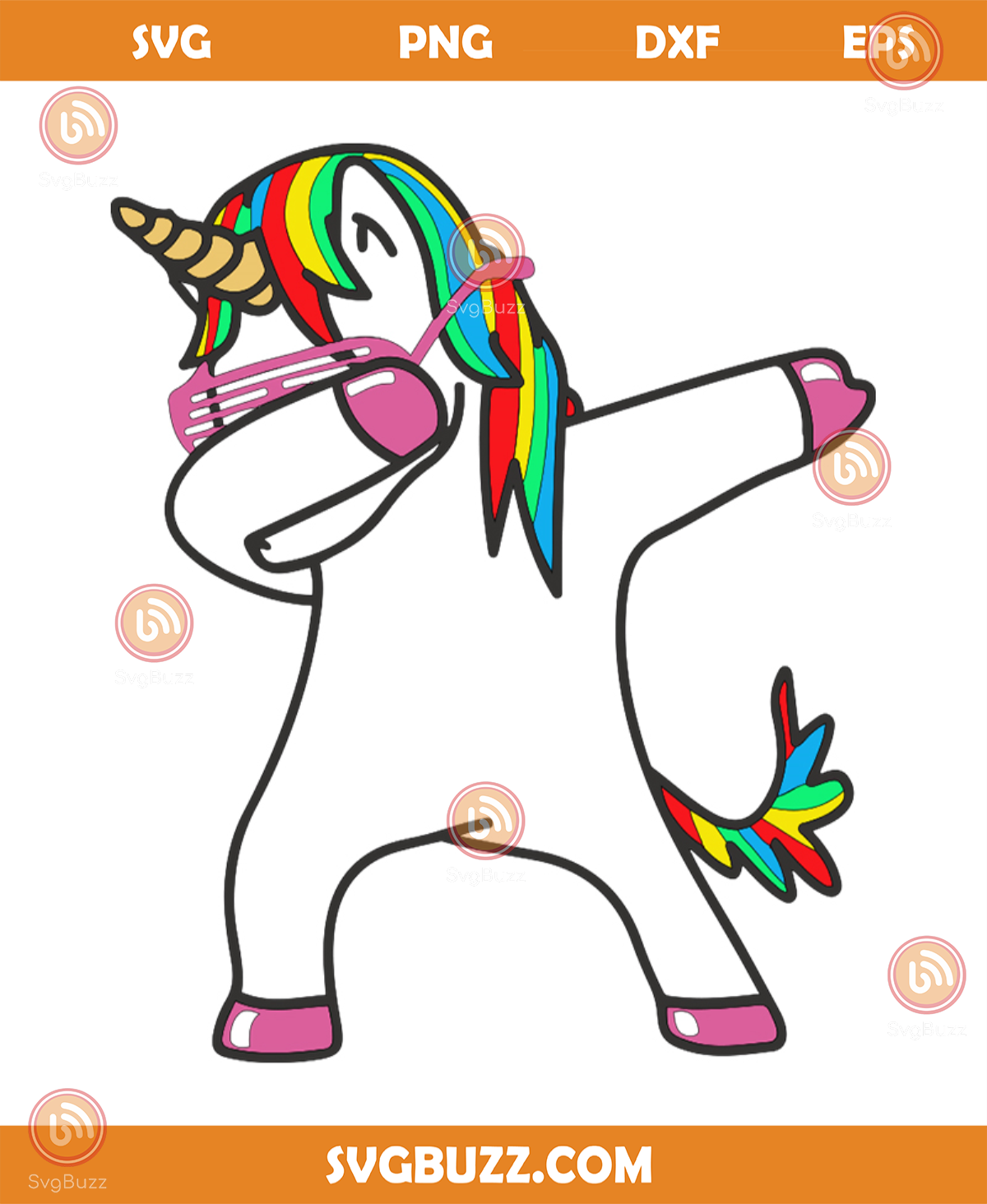 Dabbing dancing unicorn svg, trending svg, unicorn svg, unicorn