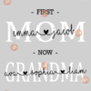 First mom now grandma svg MD13082020