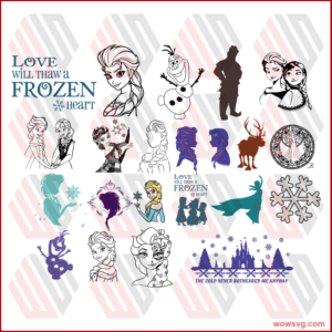 Frozen, Bundle file, Frozen character, Elsa, Anna, Princess, winter,