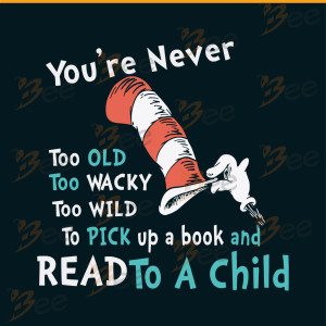 Read To A Child Svg The Cat in the Hat Svg, Dr Seuss Svg, Dr Seuss