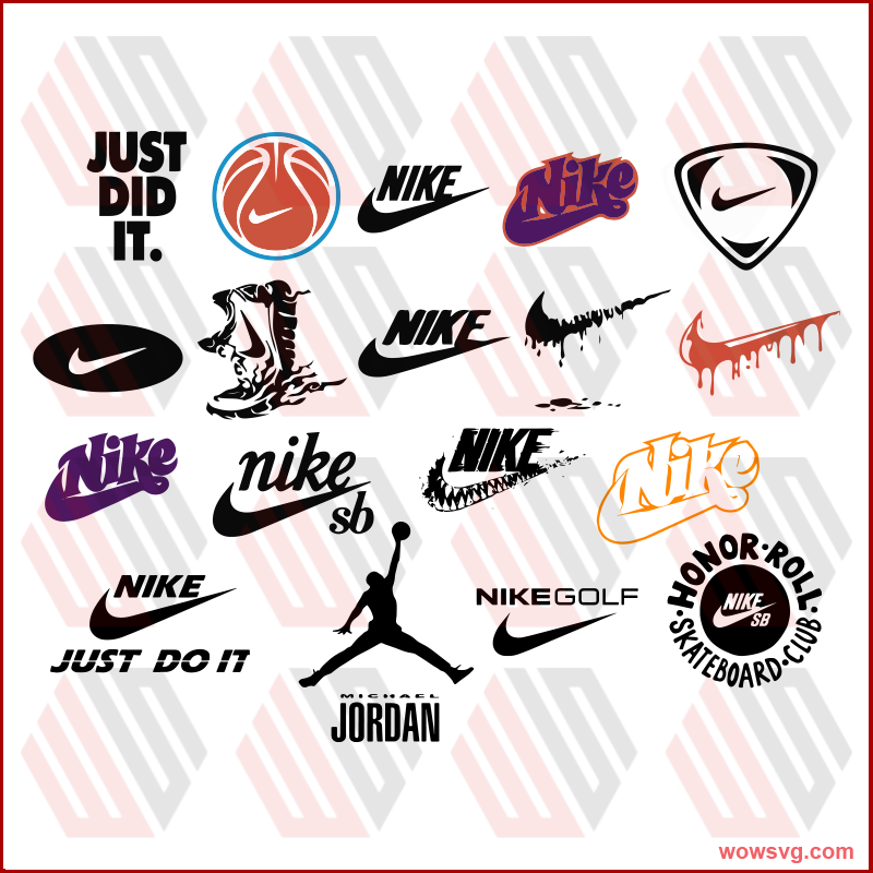 Dripping Nike Svg Nike Drip Svg Just Do It Svg Silhouette Cameo Cricut ...