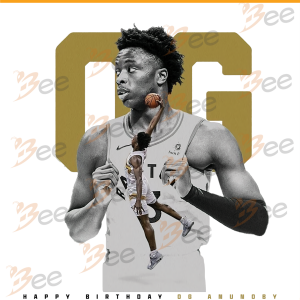 Happy Birthday OG Anunoby Png, Sport Svg, Anunoby Png, Og Anunoby