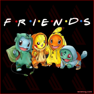 Pikachu and pokemon friends png,pokemon friends, pokemon svg, pokemon