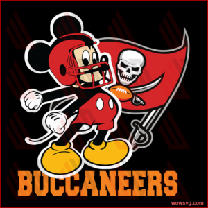 Tampa Bay Buccaneers Mickey Flag NFL Svg, Football Svg, Cricut File,