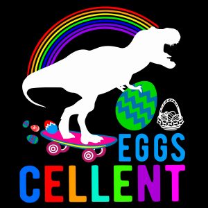 Happy Easter T Rex Dinosaur Eggs Cellent Bunny Egg Kids mockup